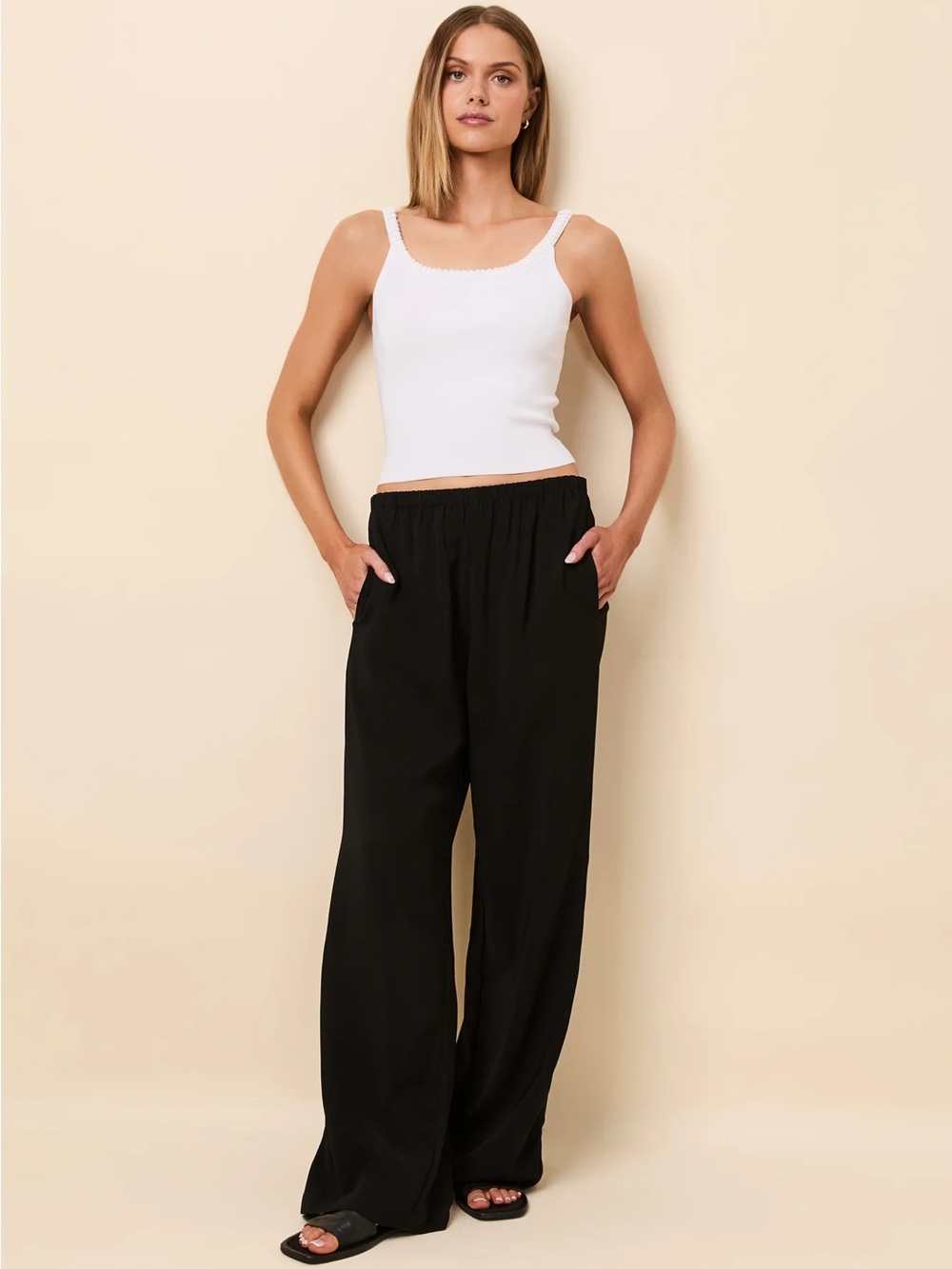 SOLID & STRIPED Monaco Pant Noir